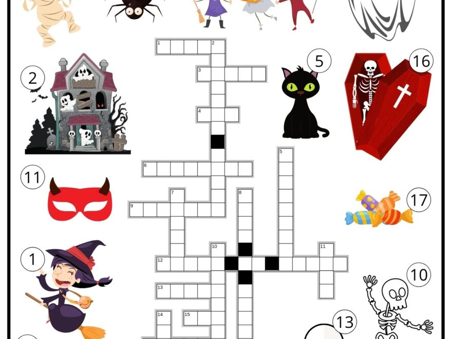 Halloween Crossword Ezpzlearn
