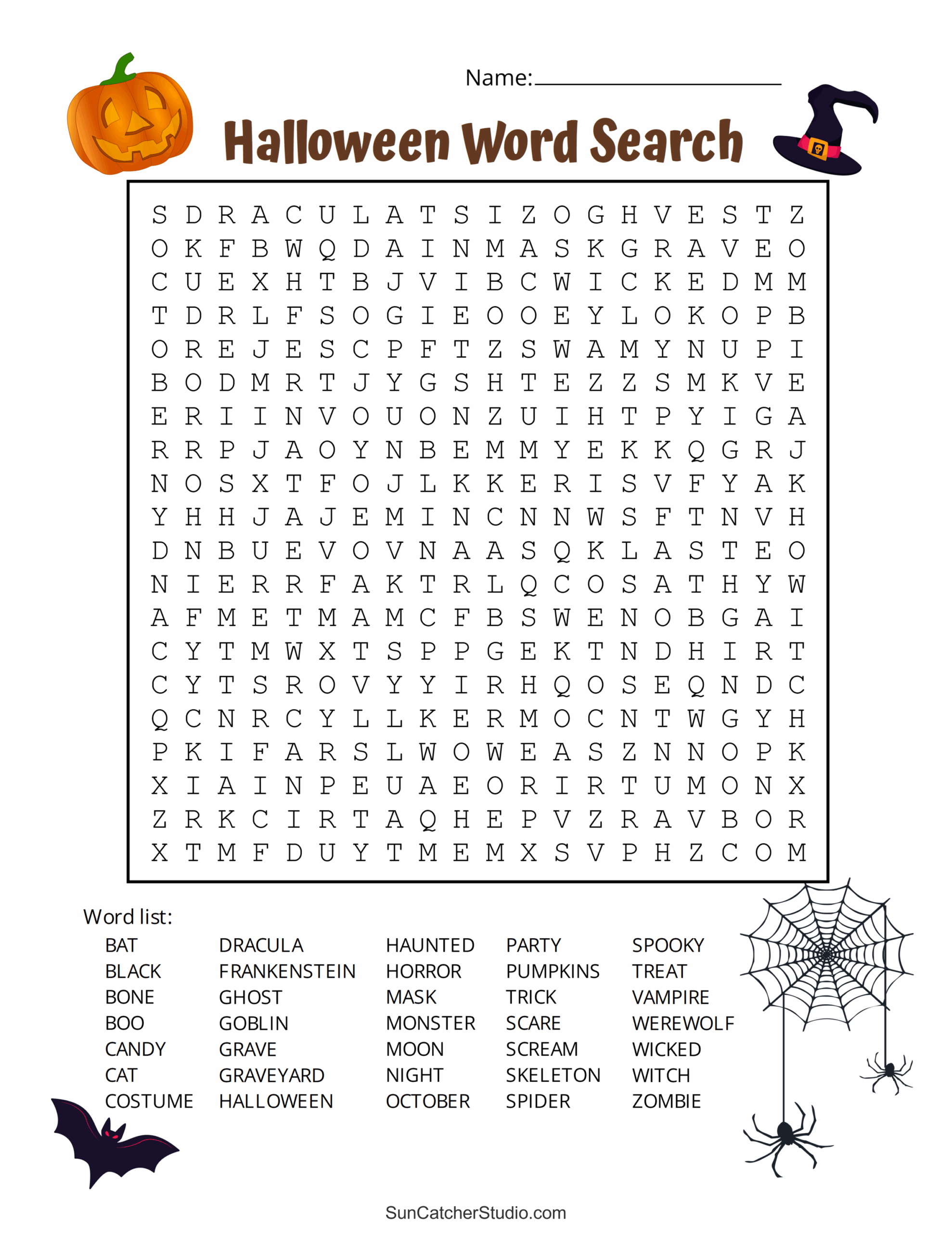 Halloween Word Search Free Printable Puzzles Free Printables Monograms Design Tools Patterns DIY Projects Halloween Word Search Free Printable Puzzles Free Printables Monograms Design Tools Patterns DIY Projects