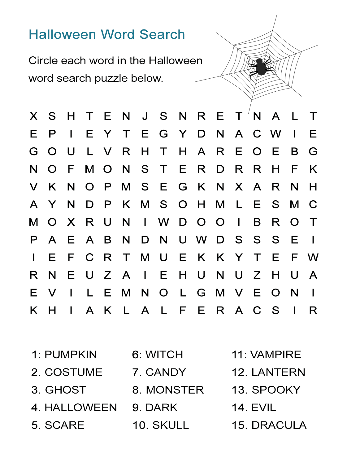 Halloween Word Search Puzzle ALL ESL Halloween Word Search Puzzle ALL ESL