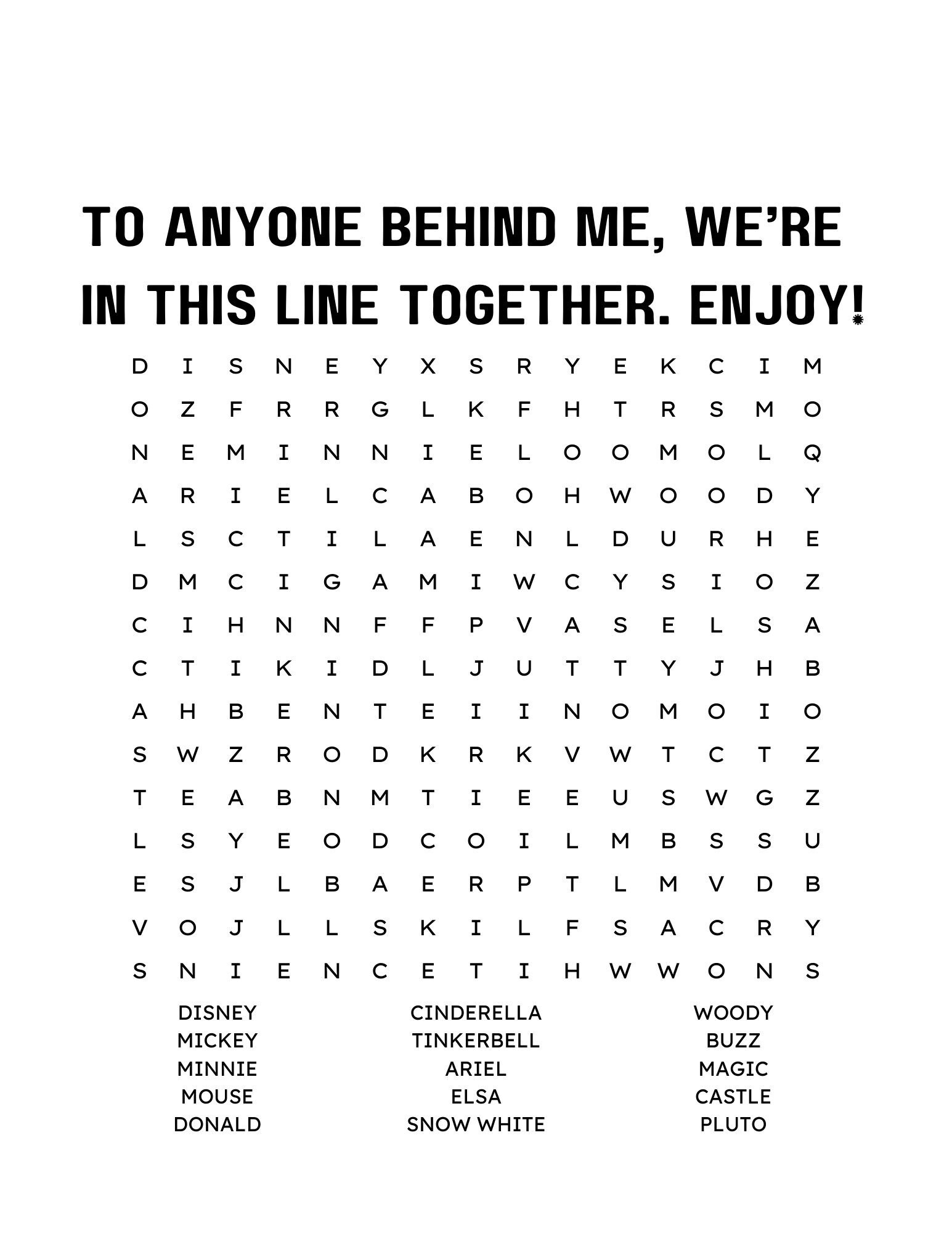 Disney Crossword Puzzles Printable Kids Disney Crossword Puzzles Printable Kids