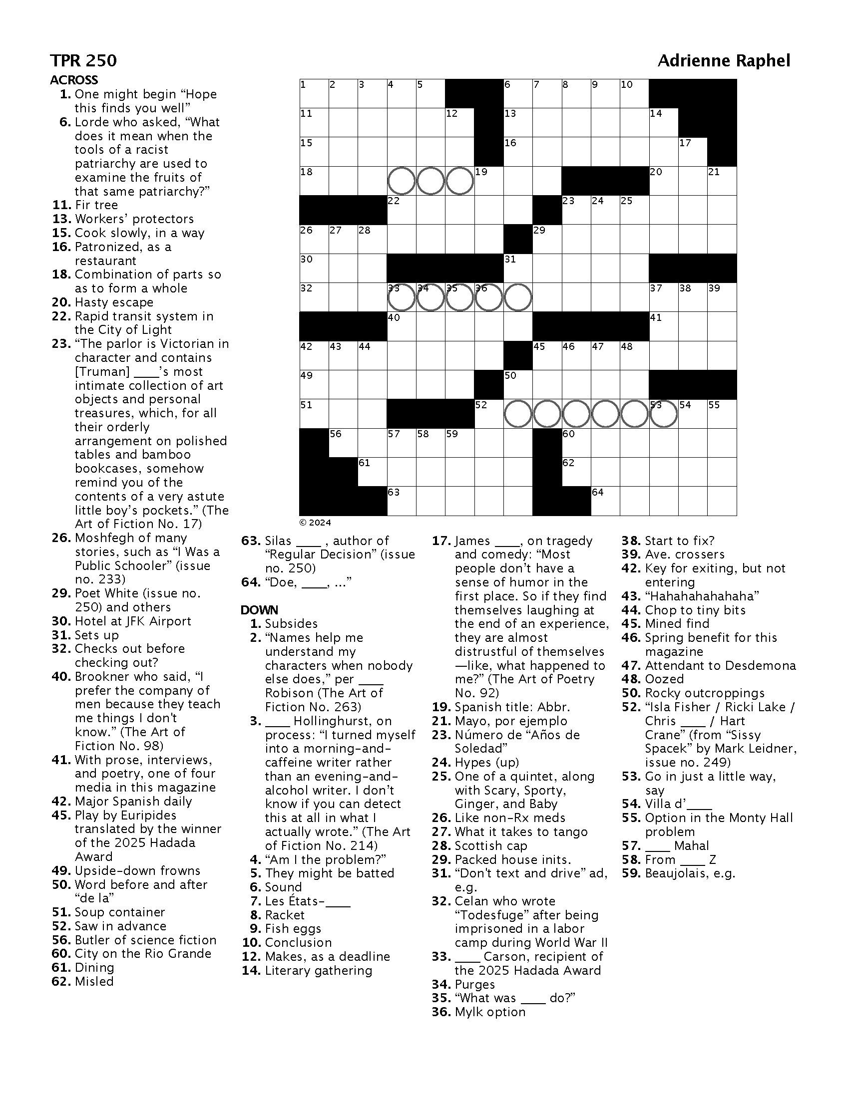 Free La Crossword Puzzles 2025 Printable Free La Crossword Puzzles 2025 Printable