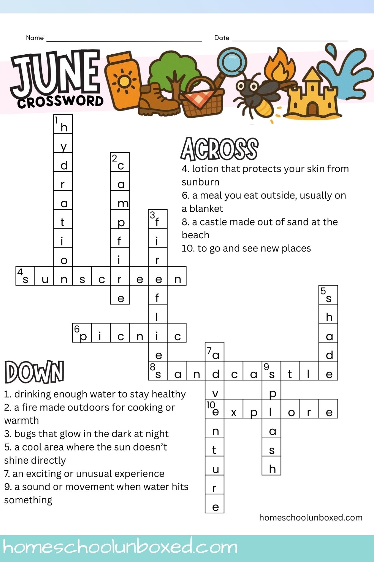 Free Printable Crossword Puzzles For Elementary Students Free Printable Crossword Puzzles For Elementary Students