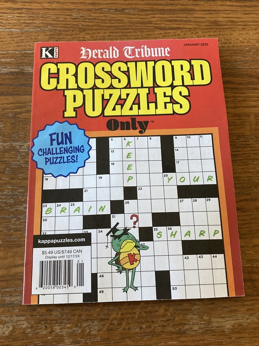 KAPPA Crossword Puzzles January 2025 New Free Shipping EBay