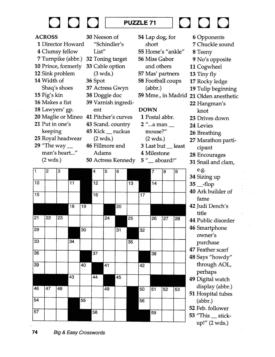 KAPPA Super Saver LARGE PRINT Crosswords Puzzle Pack Set Of 6 Full Size Books INSTITUTO JOAQU N MONTOYA KAPPA Super Saver LARGE PRINT Crosswords Puzzle Pack Set Of 6 Full Size Books INSTITUTO JOAQU N MONTOYA