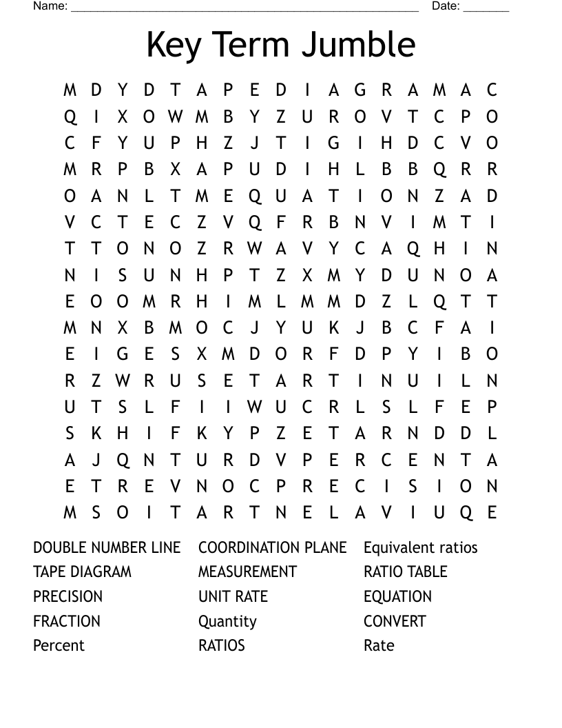 Key Term Jumble Word Search WordMint Key Term Jumble Word Search WordMint