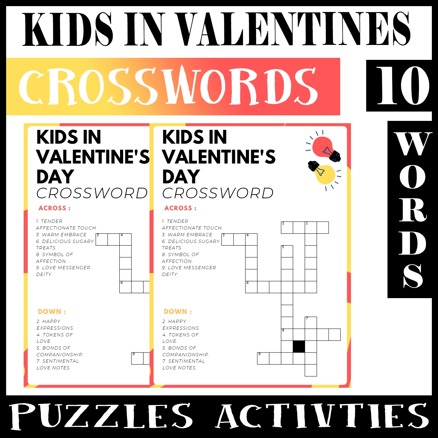 Crossword Puzzles For Kids Printable Valentines Day Crossword Puzzles For Kids Printable Valentines Day