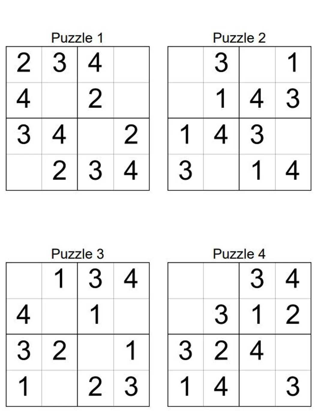 Kids PRINTABLE Sudoku Puzzles INSTANT DOWNLOAD Etsy Kids PRINTABLE Sudoku Puzzles INSTANT DOWNLOAD Etsy