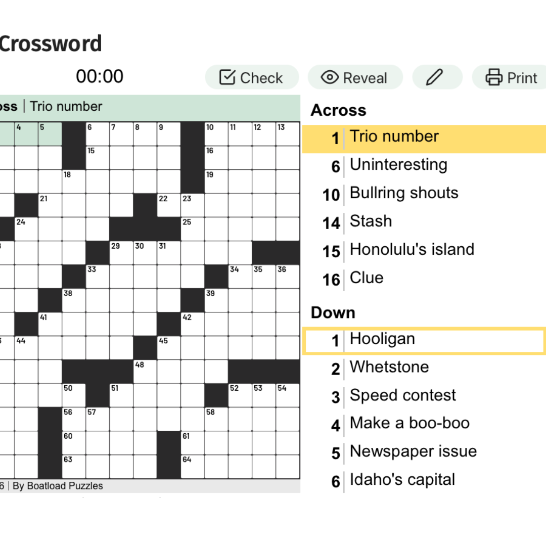Kingsport Times Introduces Daily Crossword Puzzles News Worksheets Library