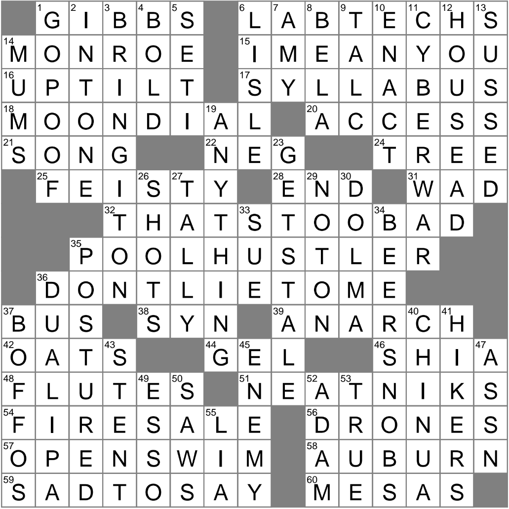 LA Times Crossword 14 Jun 25 Saturday LAXCrossword LA Times Crossword 14 Jun 25 Saturday LAXCrossword