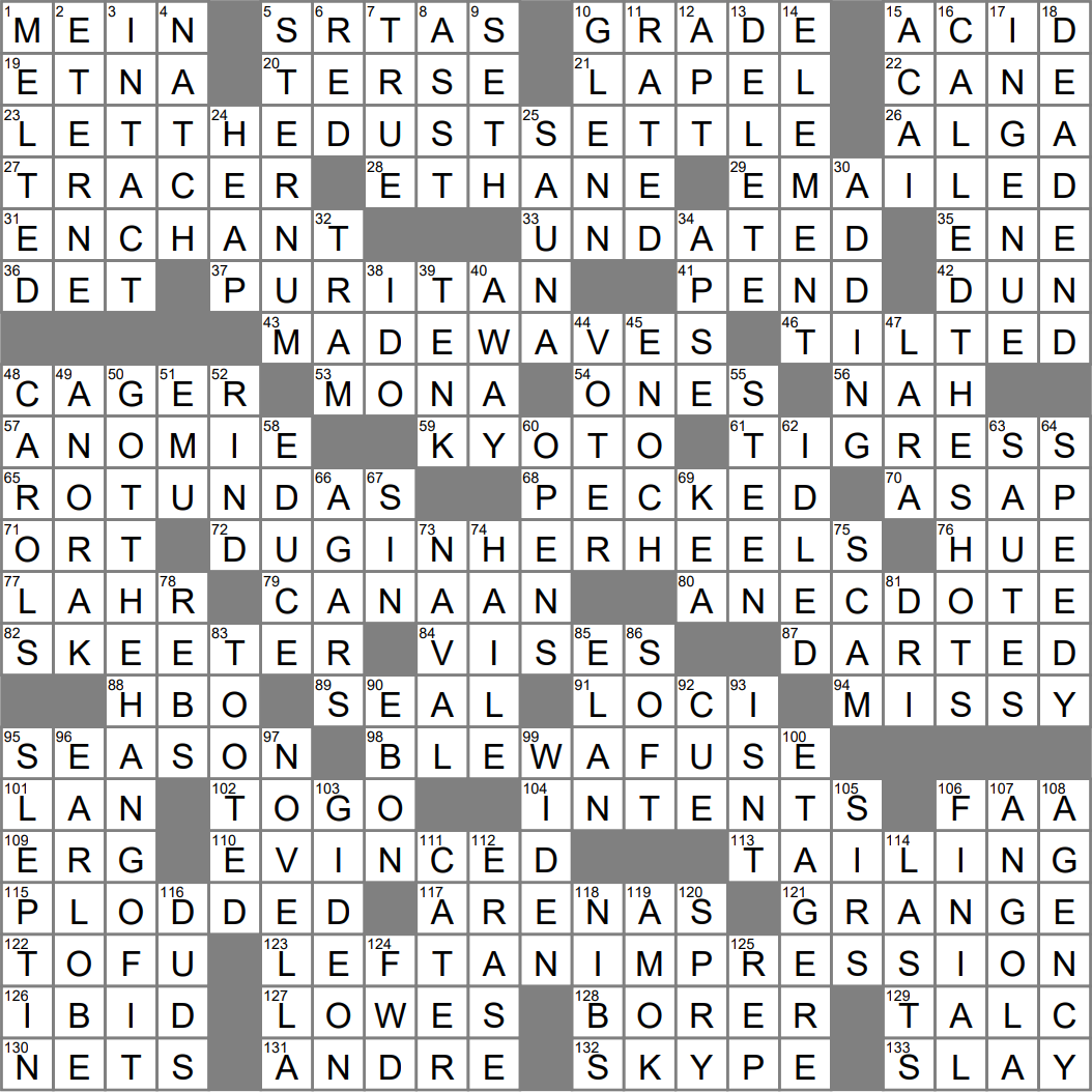 LA Times Crossword 21 May 23 Sunday LAXCrossword