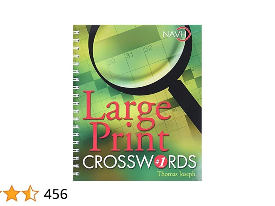 Large Print Crosswords 1 Joseph Thomas 9781402707667 Amazon Books