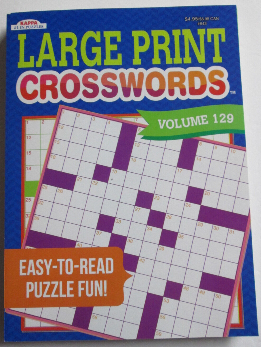 Large Print Crosswords Vols 129 132 Bundle Of 4 Free Shipping Next Business Day EBay Large Print Crosswords Vols 129 132 Bundle Of 4 Free Shipping Next Business Day EBay