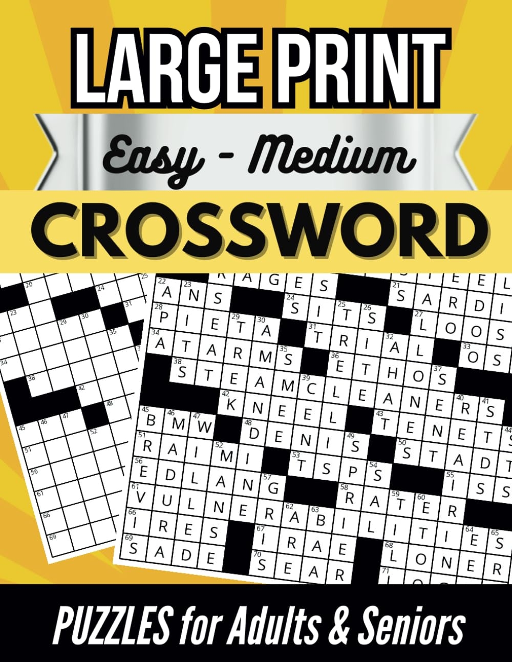 Large Print Easy To Medium Crossword Puzzles For Adults And Seniors Gallagher Chip 9798867483821 Amazon Books Large Print Easy To Medium Crossword Puzzles For Adults And Seniors Gallagher Chip 9798867483821 Amazon Books
