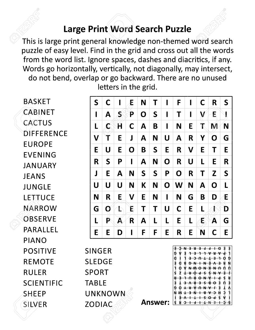 Large Print General Knowledge Word Search Puzzle Of Easy Level Family Friendly Suitable For Seniors Grown ups Children Letter Or A4 Sized Answer Included Royalty Free SVG Cliparts Vectors And Stock Illustration Image Large Print General Knowledge Word Search Puzzle Of Easy Level Family Friendly Suitable For Seniors Grown ups Children Letter Or A4 Sized Answer Included Royalty Free SVG Cliparts Vectors And Stock Illustration Image
