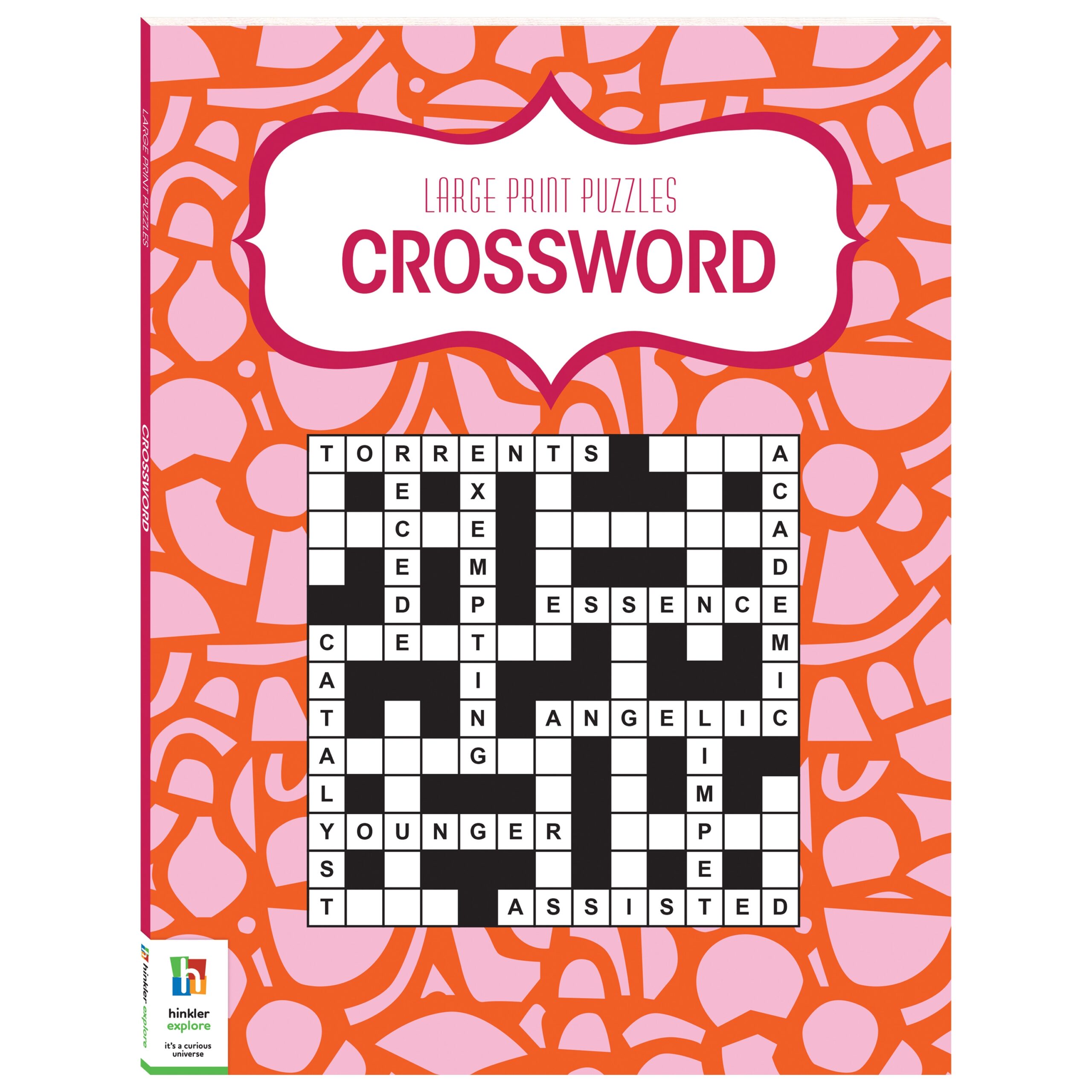 Large Print Puzzles Crossword Puzzle Books Books Adult Hinkler Large Print Puzzles Crossword Puzzle Books Books Adult Hinkler