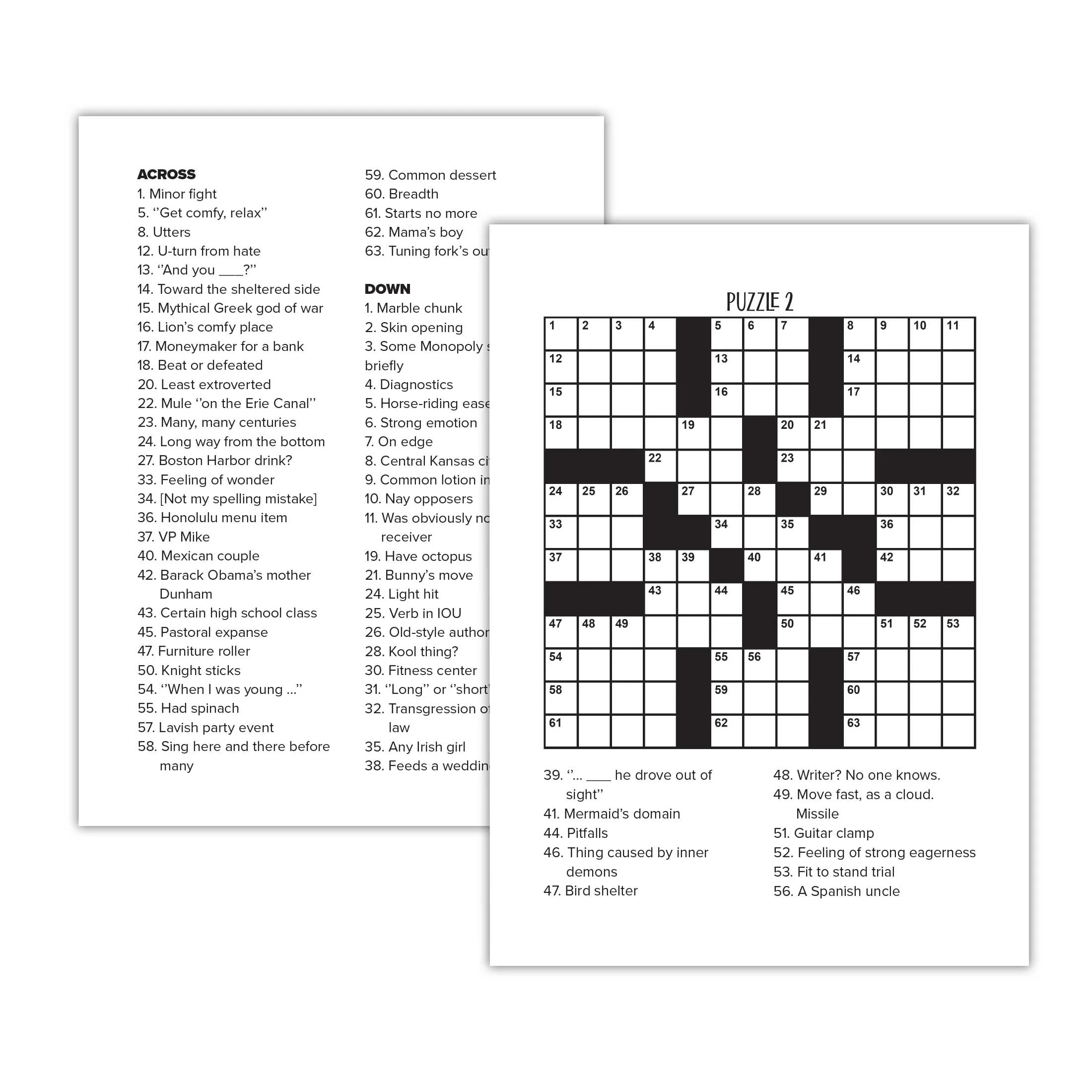 Large Print Puzzles Crossword Volume 35 By CrownJewlz Paperback Walmart