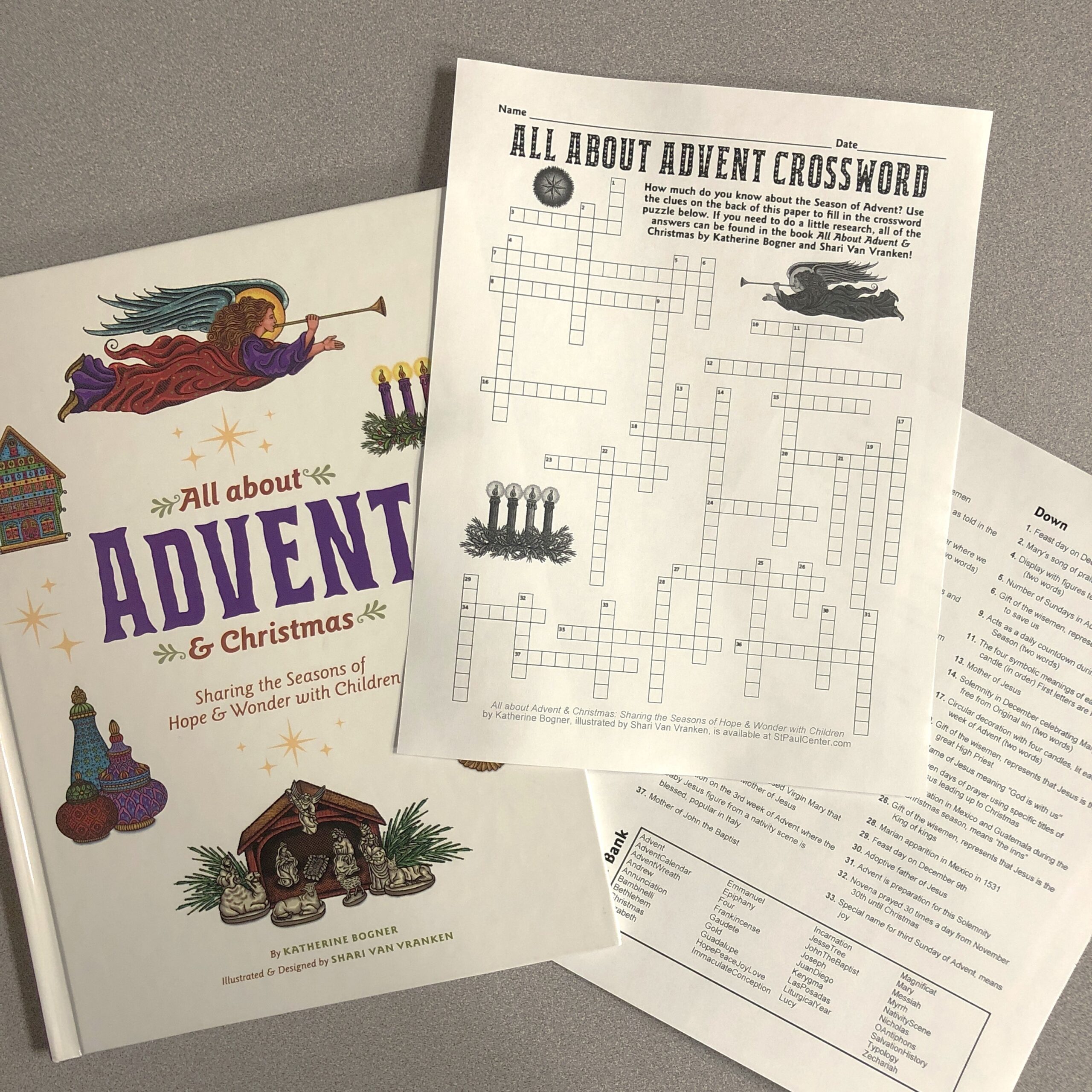 Advent Crossword Puzzle Printable Advent Crossword Puzzle Printable