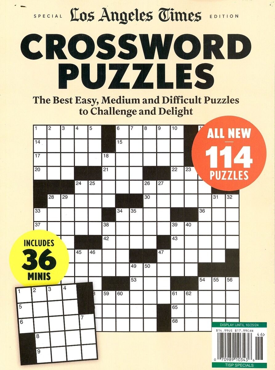LOS ANGELES TIMES CROSSWORD PUZZLES MAG SPECIAL EDITION 2024 114 PUZZLES EBay LOS ANGELES TIMES CROSSWORD PUZZLES MAG SPECIAL EDITION 2024 114 PUZZLES EBay