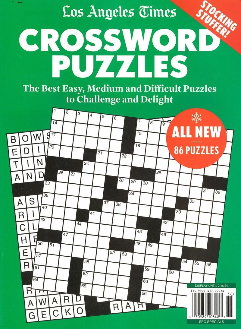 Los Angeles Times Magazine Special Edition 2024 Crosswords Puzzles Single Desertcart INDIA Los Angeles Times Magazine Special Edition 2024 Crosswords Puzzles Single Desertcart INDIA