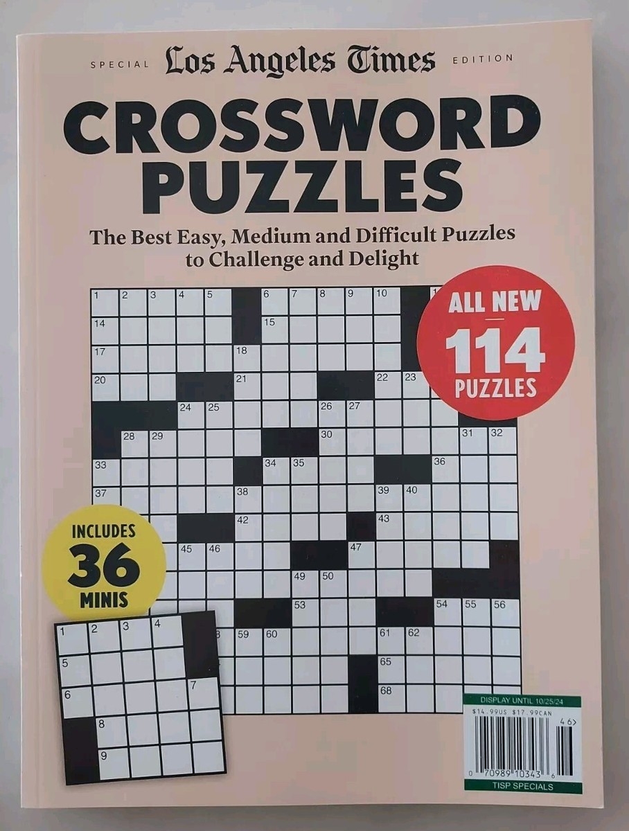 Los Angeles Times Special Edition CROSSWORD PUZZLES Magazine ALL NEW 36 Minis EBay Los Angeles Times Special Edition CROSSWORD PUZZLES Magazine ALL NEW 36 Minis EBay