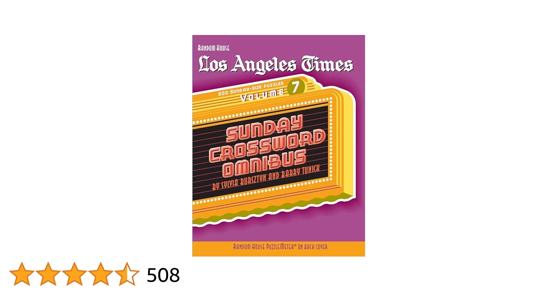Los Angeles Times Sunday Crossword Omnibus Volume 7 The Los Angeles Times Tunick Barry Bursztyn Sylvia 9780375723438 Amazon Books Los Angeles Times Sunday Crossword Omnibus Volume 7 The Los Angeles Times Tunick Barry Bursztyn Sylvia 9780375723438 Amazon Books