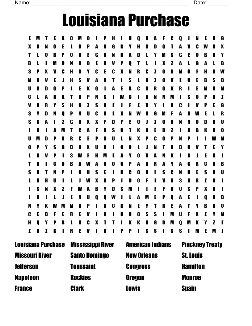 Louisiana Crossword Puzzle Printable Louisiana Crossword Puzzle Printable