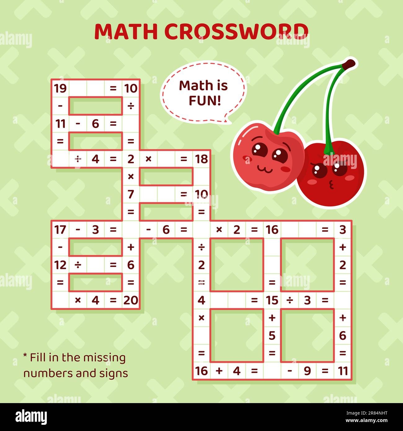 Math Crossword Puzzle For Kids Addition Subtraction Multiplication And Division Stock Vector Image Art Alamy Math Crossword Puzzle For Kids Addition Subtraction Multiplication And Division Stock Vector Image Art Alamy