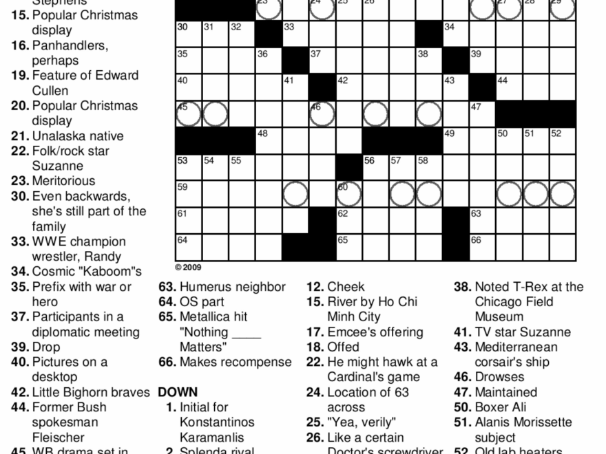 Merl Reagle Crosswords