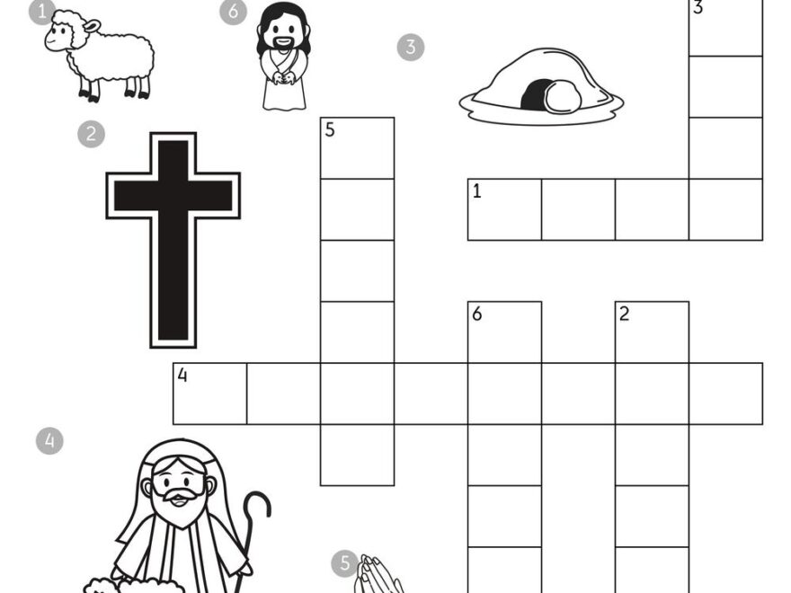 New Testament themed Crossword Puzzles Beeloo Printable Crafts And Activities For Kids