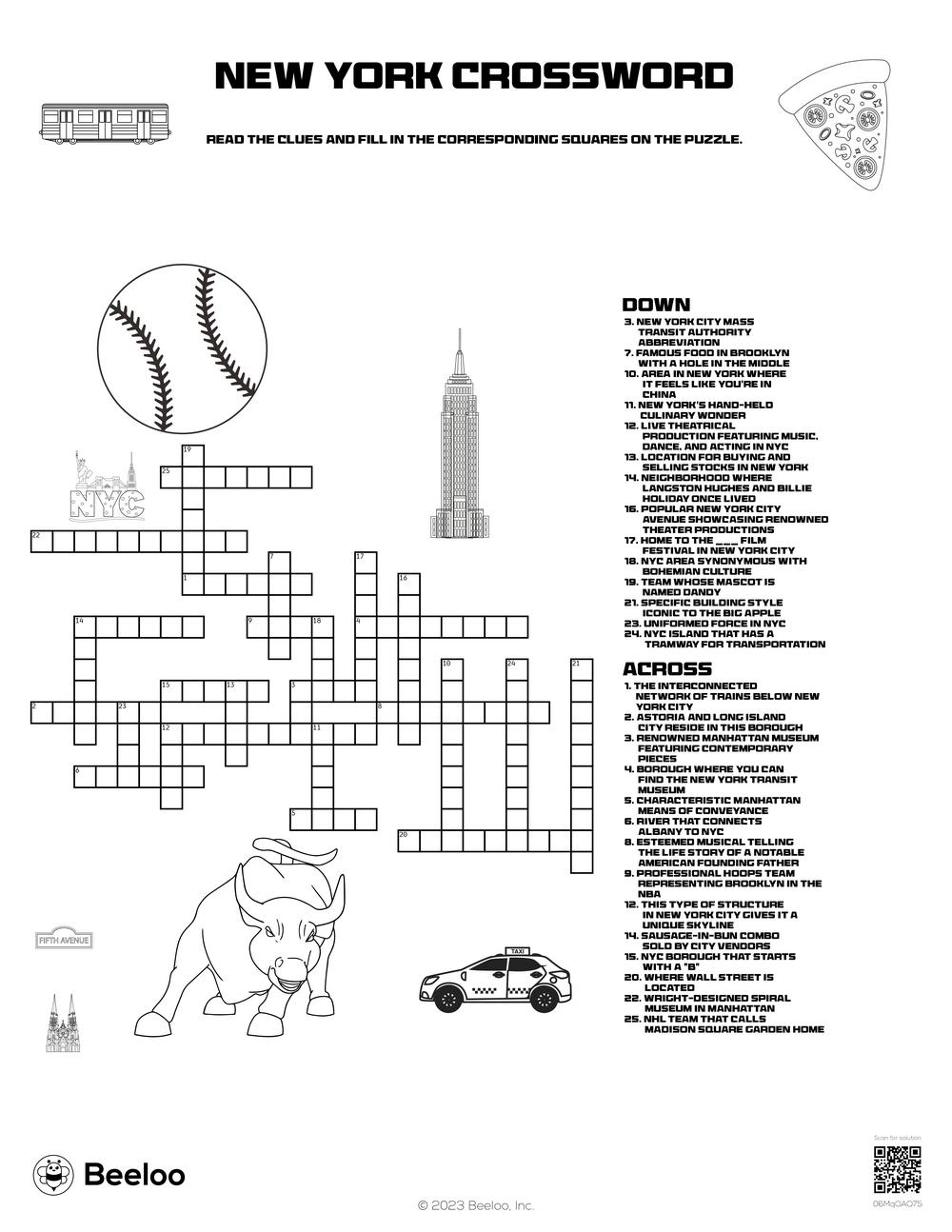 Big Crossword Puzzles Printable Big Crossword Puzzles Printable