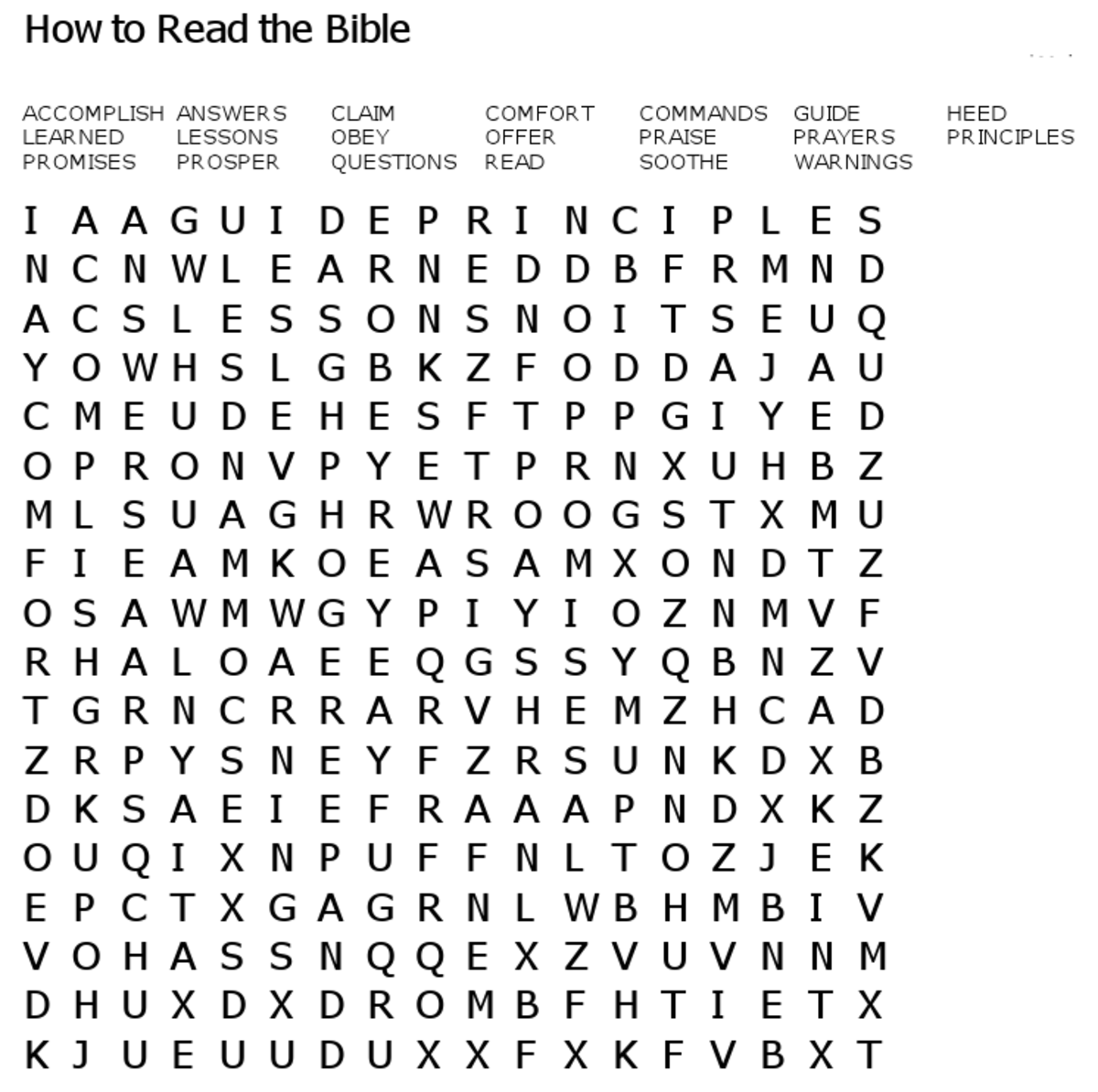 Online Bible Word Search Printable Pages HubPages Online Bible Word Search Printable Pages HubPages