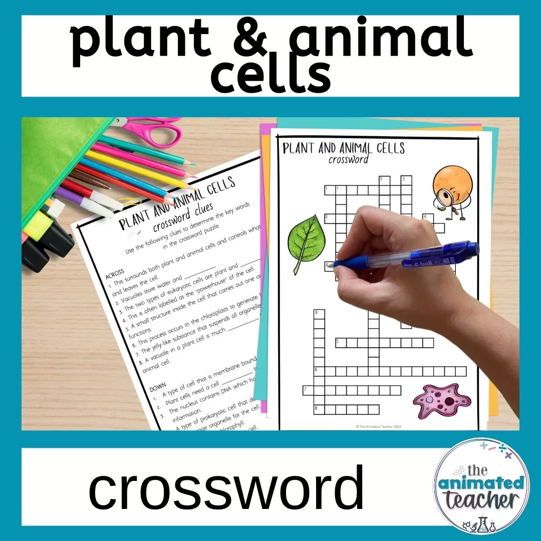 Free Printable Cell Parts Crossword Free Printable Cell Parts Crossword