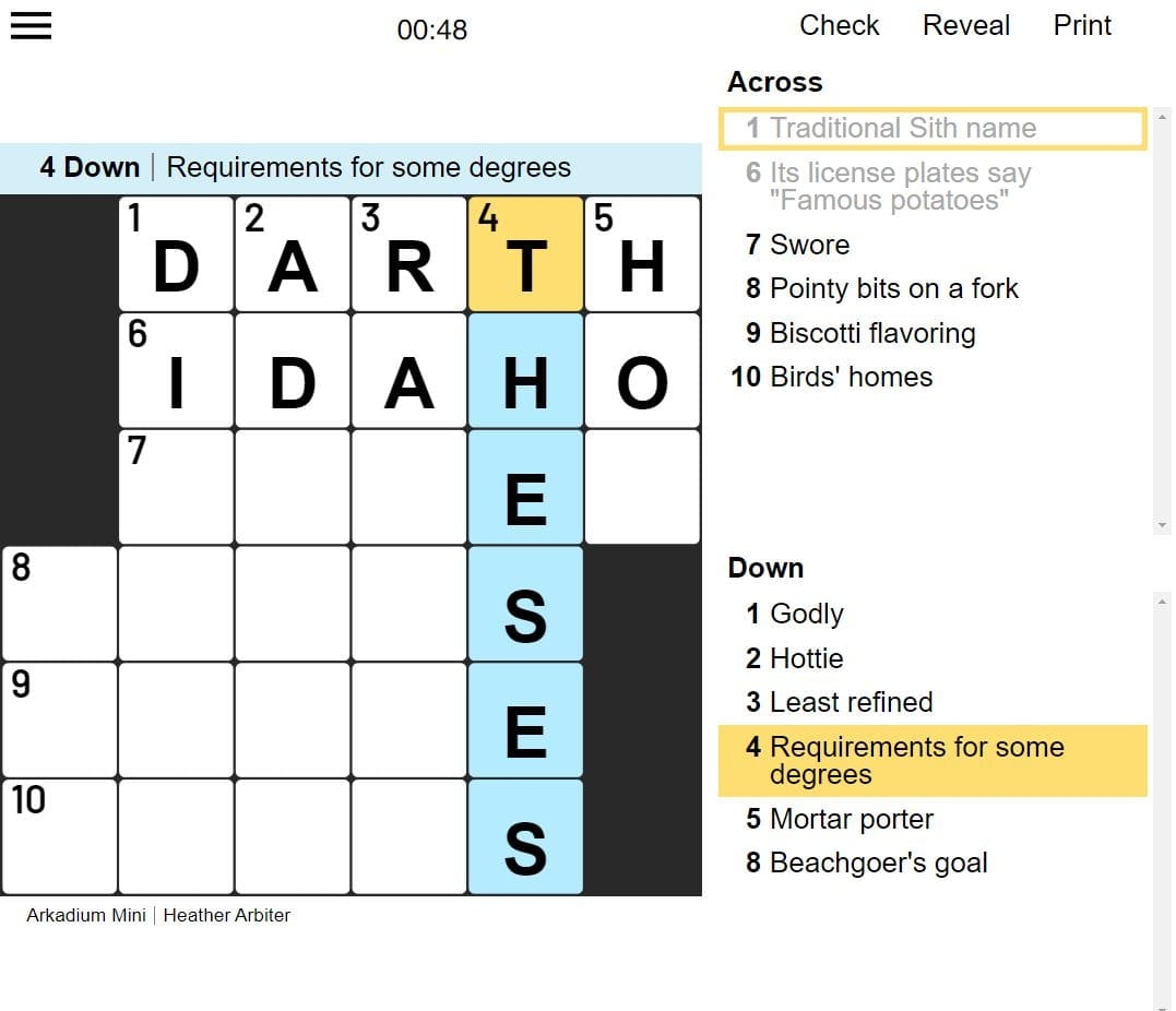 Play Mini Crossword Now From AARP Games Play Mini Crossword Now From AARP Games