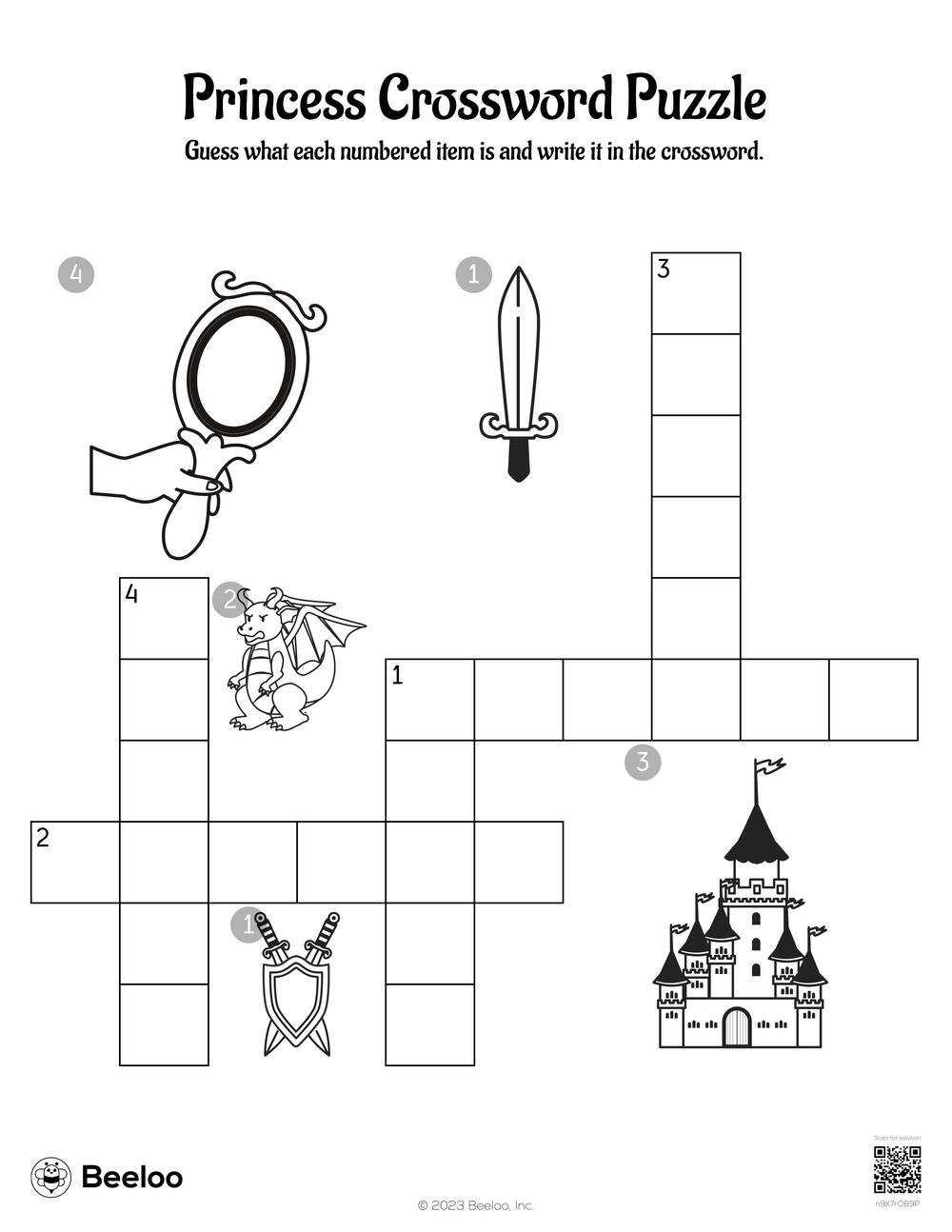 Princess Crossword Puzzle Beeloo Printable Crafts And Activities For Kids Princess Crossword Puzzle Beeloo Printable Crafts And Activities For Kids