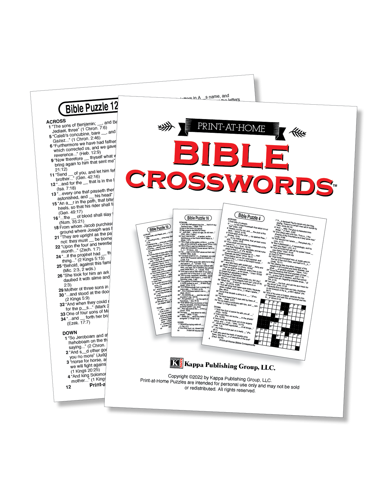 Print at Home Bible Crosswords Kappa Puzzles Print at Home Bible Crosswords Kappa Puzzles