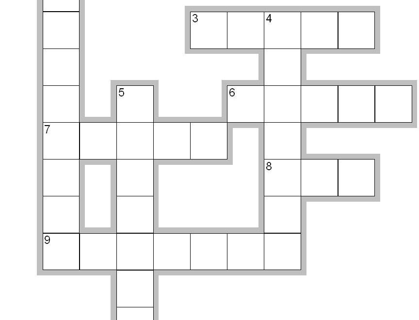 Printable Blank Crossword Puzzle Template Printable Crossword Worksheets Library