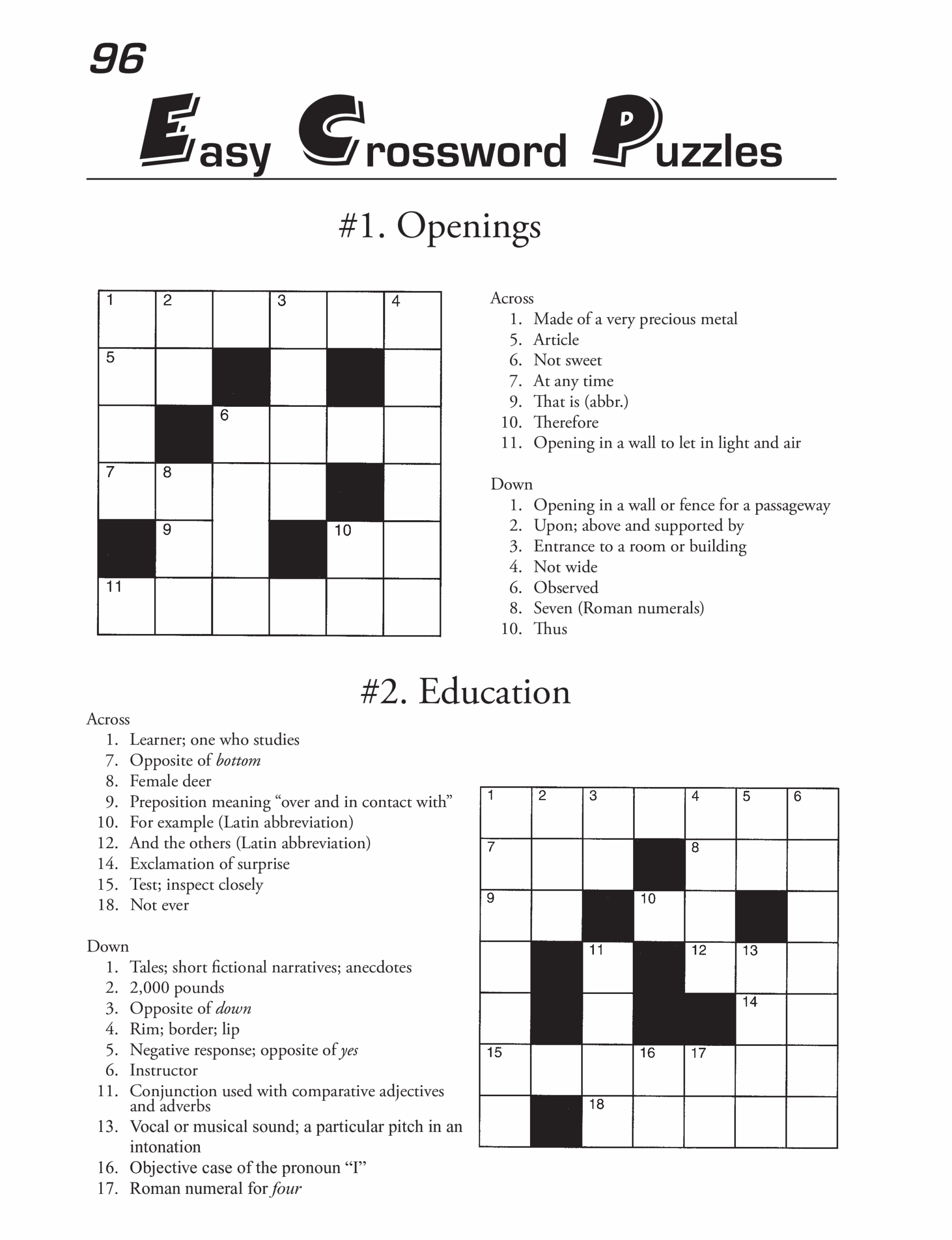 Printable Crossword Puzzles Template Templates At Allbusinesstemplates Printable Crossword Puzzles Template Templates At Allbusinesstemplates