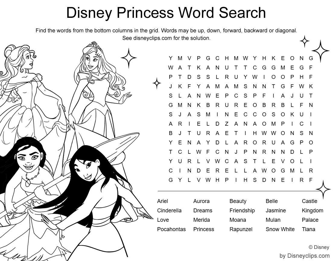 Crossword Puzzles Printable Disney Crossword Puzzles Printable Disney