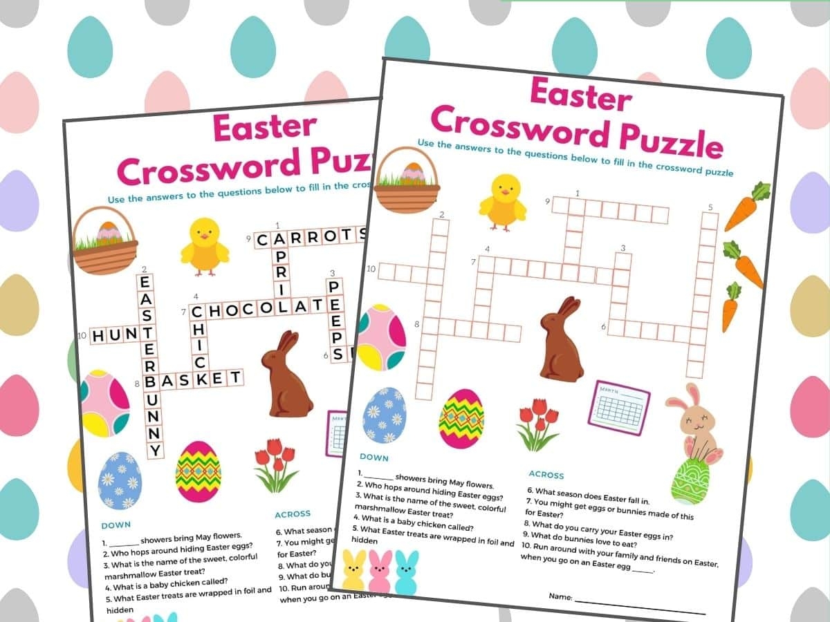 Printable Easter Games For Kids Printable Easter Games For Kids