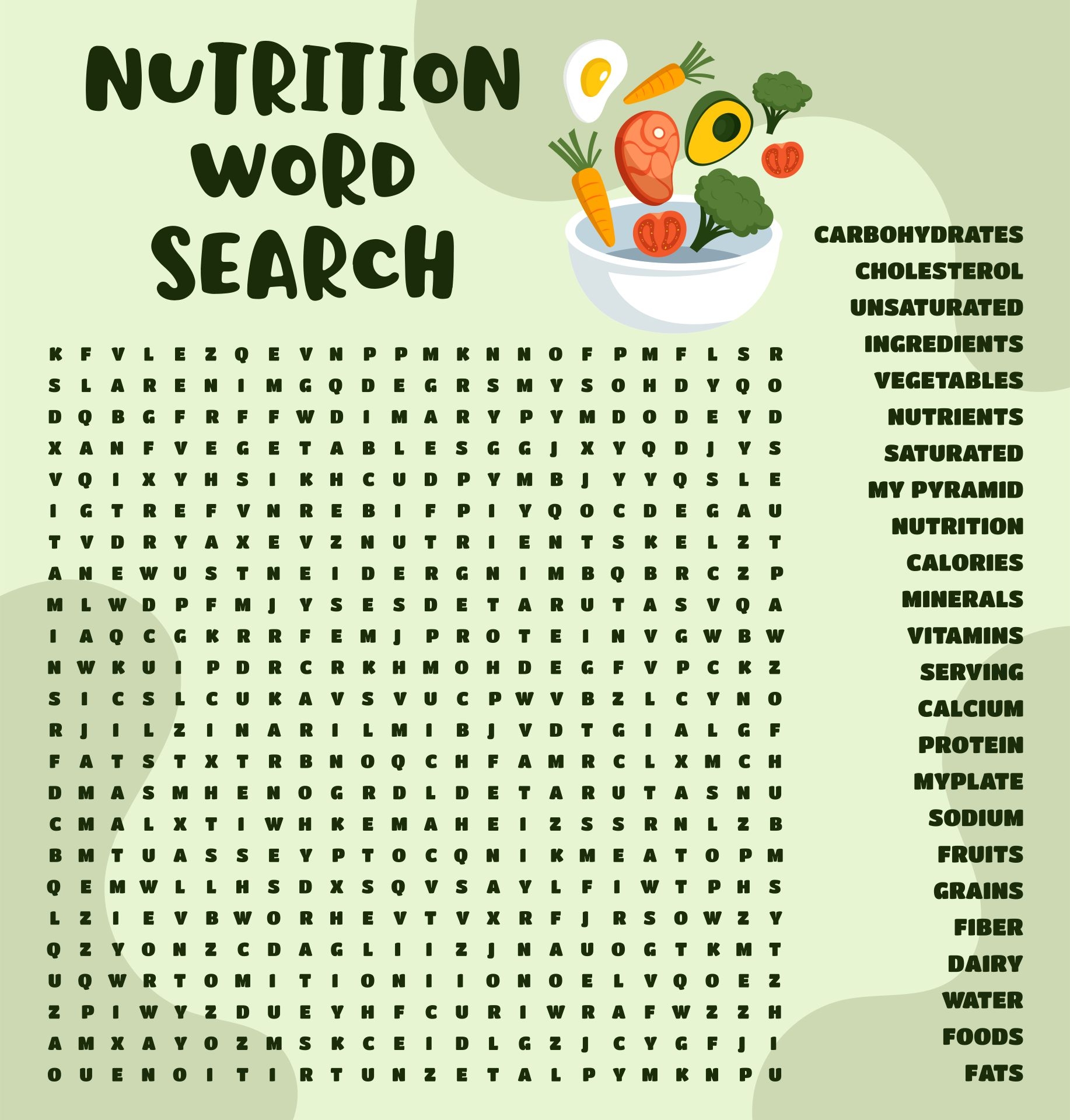 Printable Nutrition Crossword Puzzle Breakfast Worksheets Library Printable Nutrition Crossword Puzzle Breakfast Worksheets Library