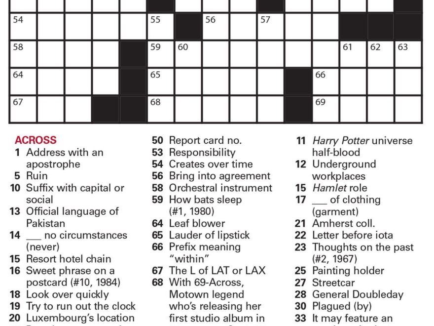 Puzzles Printable Crossword And Sudoku Issue September 3 2021 Puzzles Interactive Crossword Issue September 3 2021 Page 2 The Week