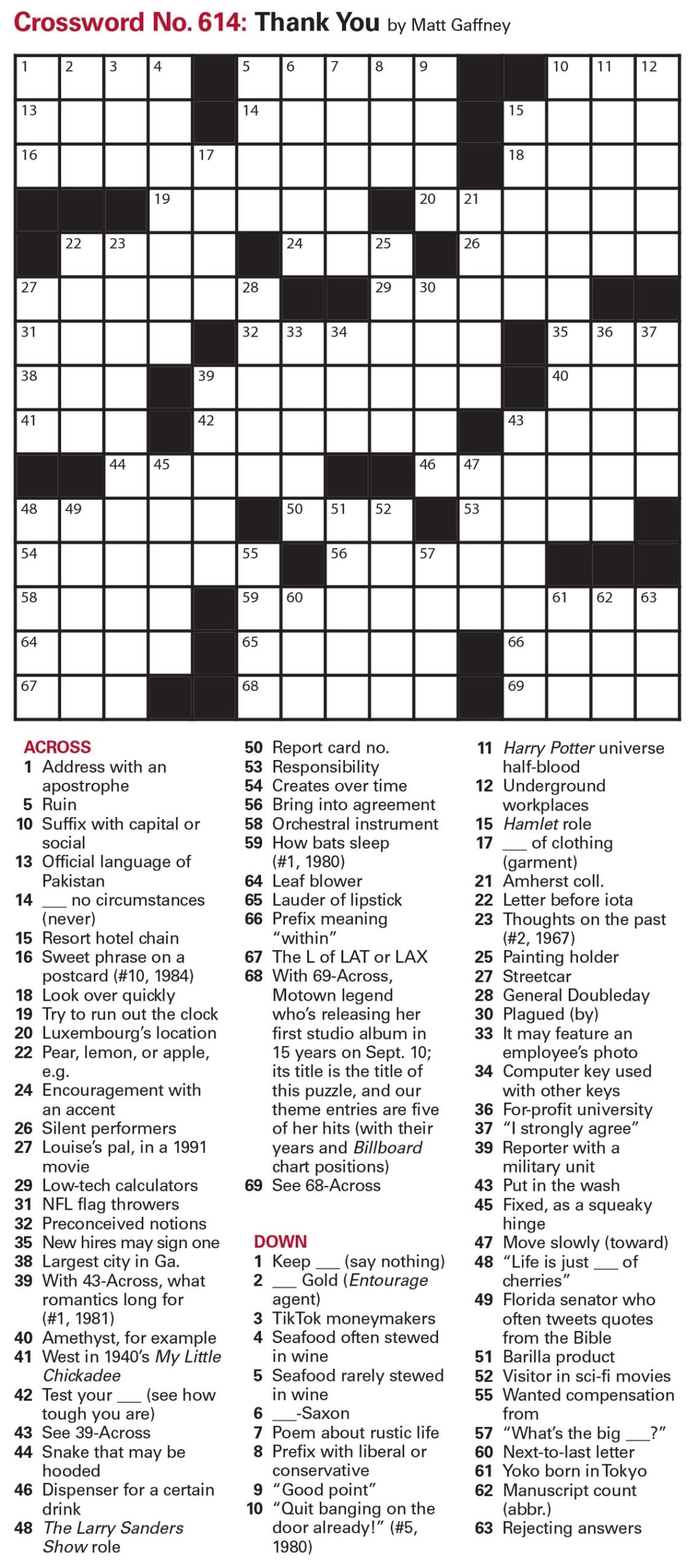 Puzzles Printable Crossword And Sudoku Issue September 3 2021 Puzzles Interactive Crossword Issue September 3 2021 Page 2 The Week
