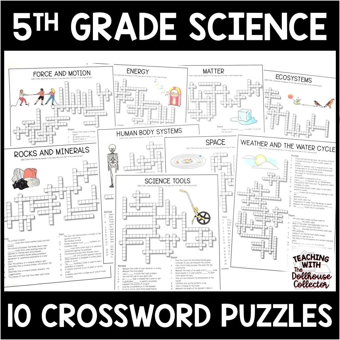 Fifth Grade Printable Crossword Fifth Grade Printable Crossword