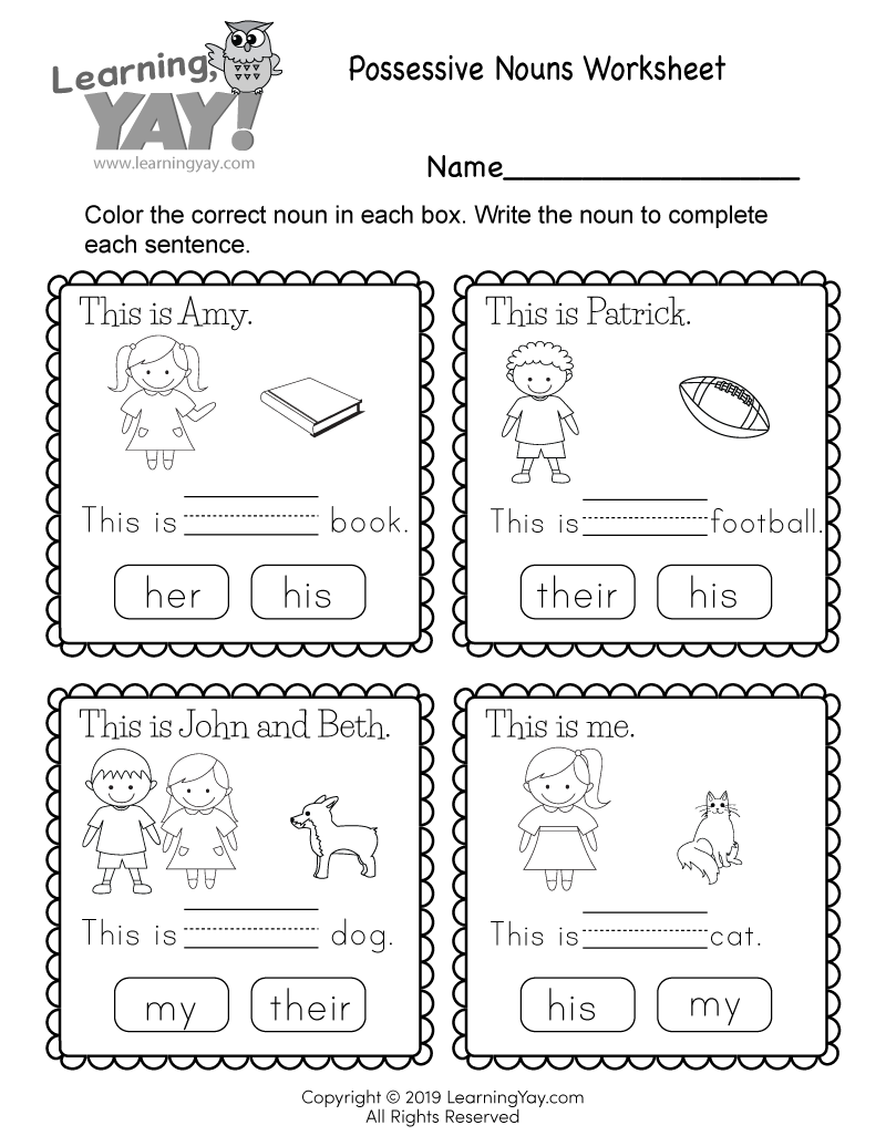 Free Printable Crossword Puzzles For 1st Graders