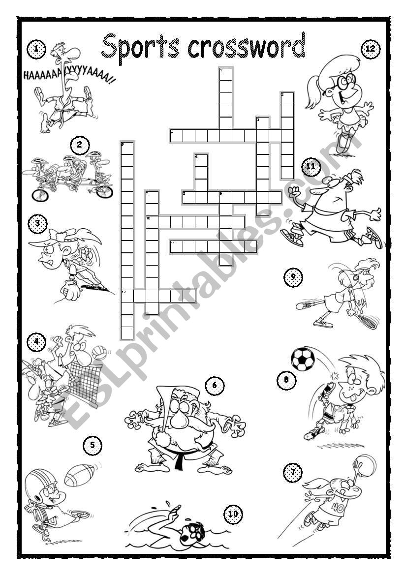 Free Printable Sports Crosswords