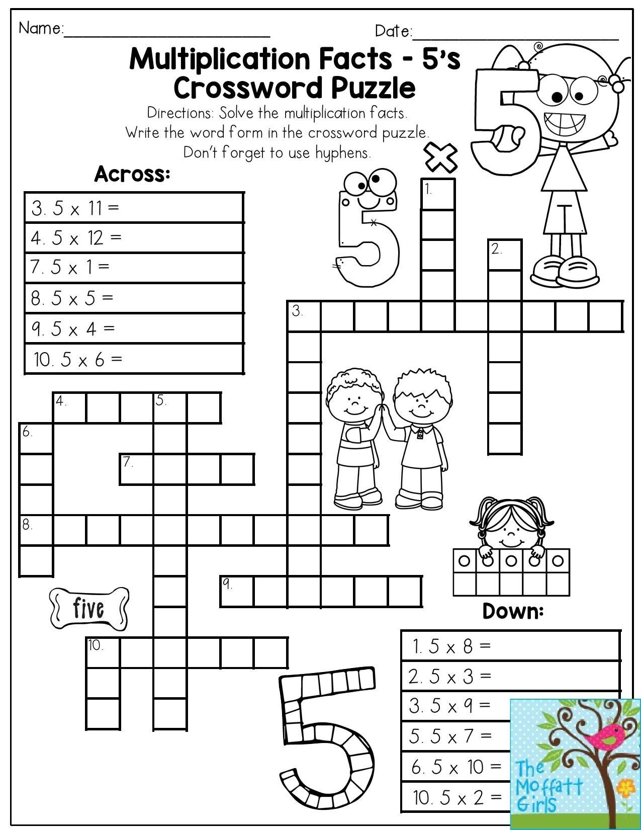 Subtractiion Crossword Puzzle 3 Worksheets Worksheets Library Subtractiion Crossword Puzzle 3 Worksheets Worksheets Library