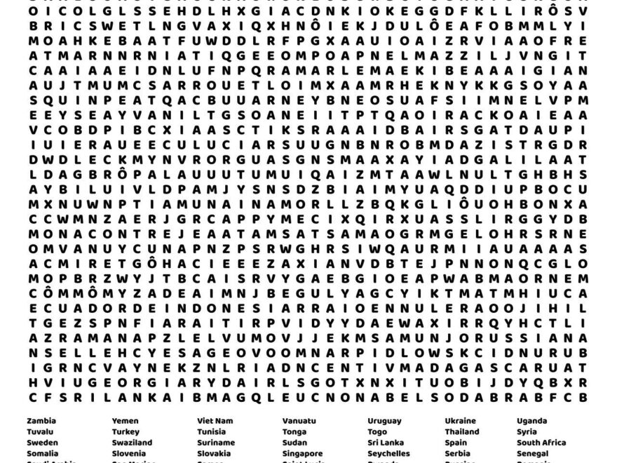 Super Hard Word Searches 10 Free PDF Printables Printablee Worksheets Library