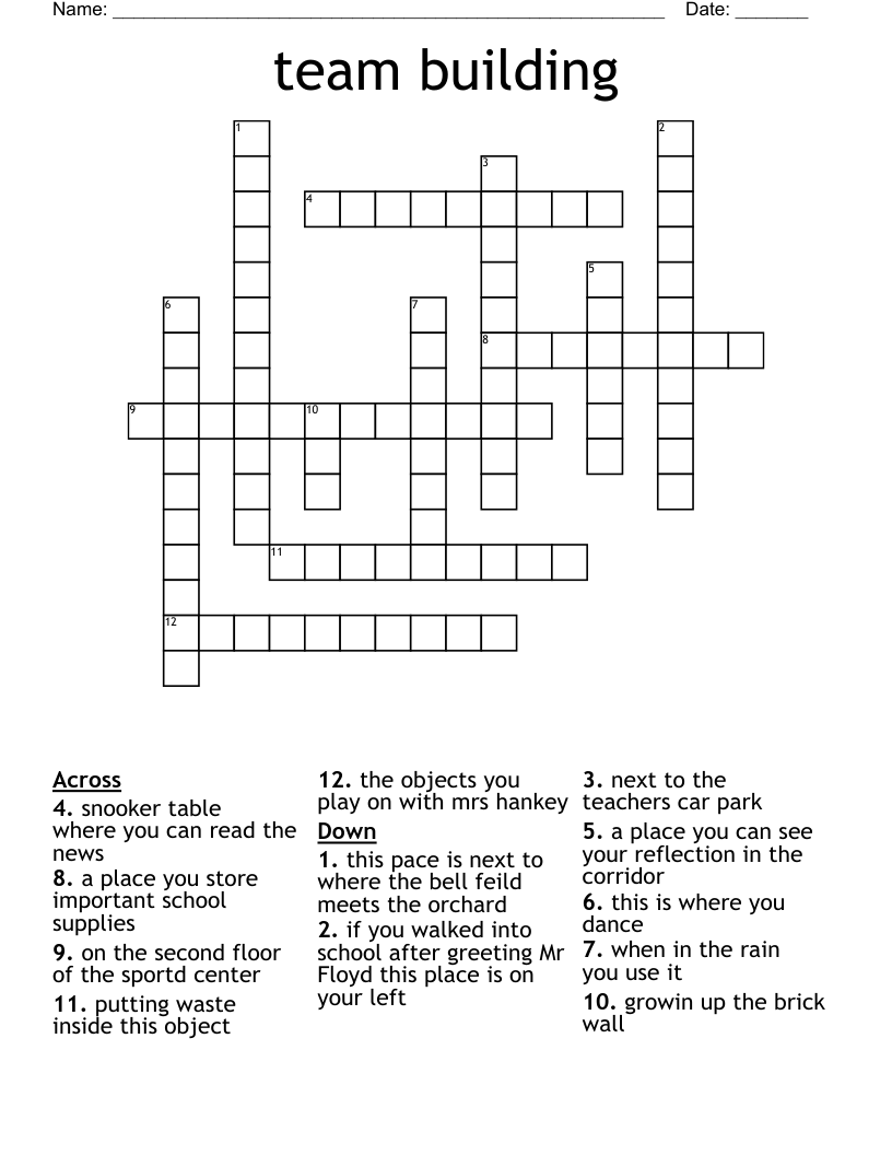 Build A Crossword Puzzle Free Printable Build A Crossword Puzzle Free Printable
