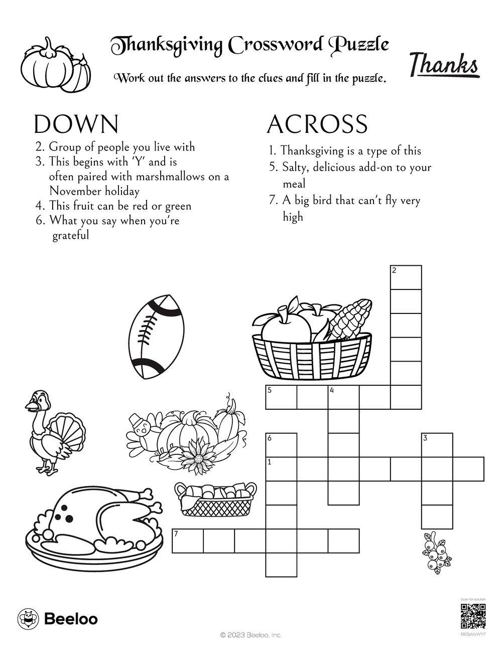 Big Crossword Puzzles Printable For Kids Big Crossword Puzzles Printable For Kids