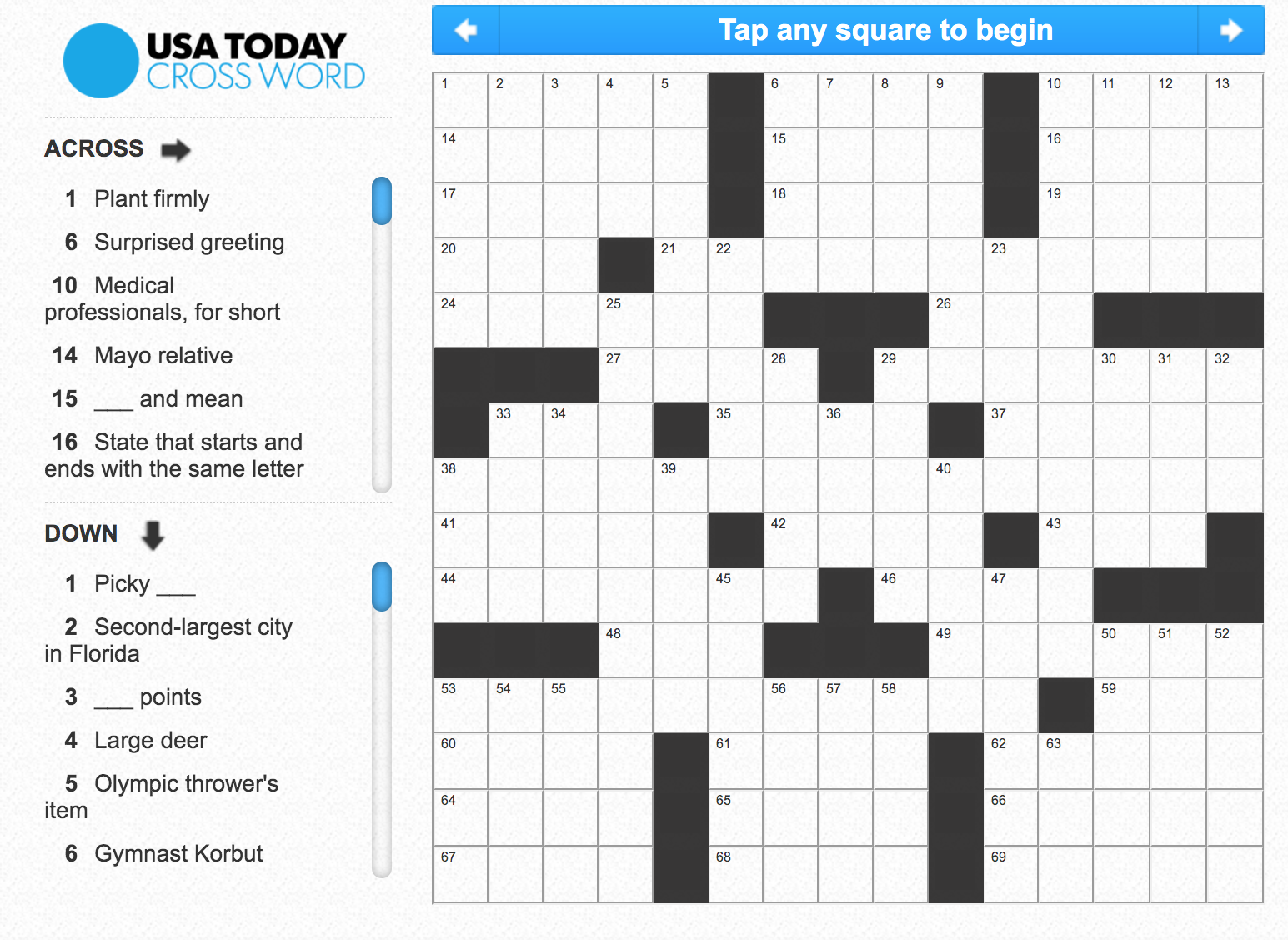 The KADEP Blog USA Today Crossword Puzzle The KADEP Blog USA Today Crossword Puzzle